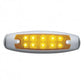 10 LED Reflector Rectangular Clearance/Marker Light - Amber LED/Amber