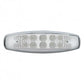 10 LED Reflector Rectangular Clearance/Marker Light - Amber LED/Clear Lens