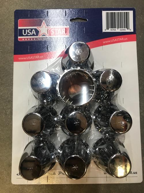 10 PC. Lug Nut Covers Push In Type 33Mm