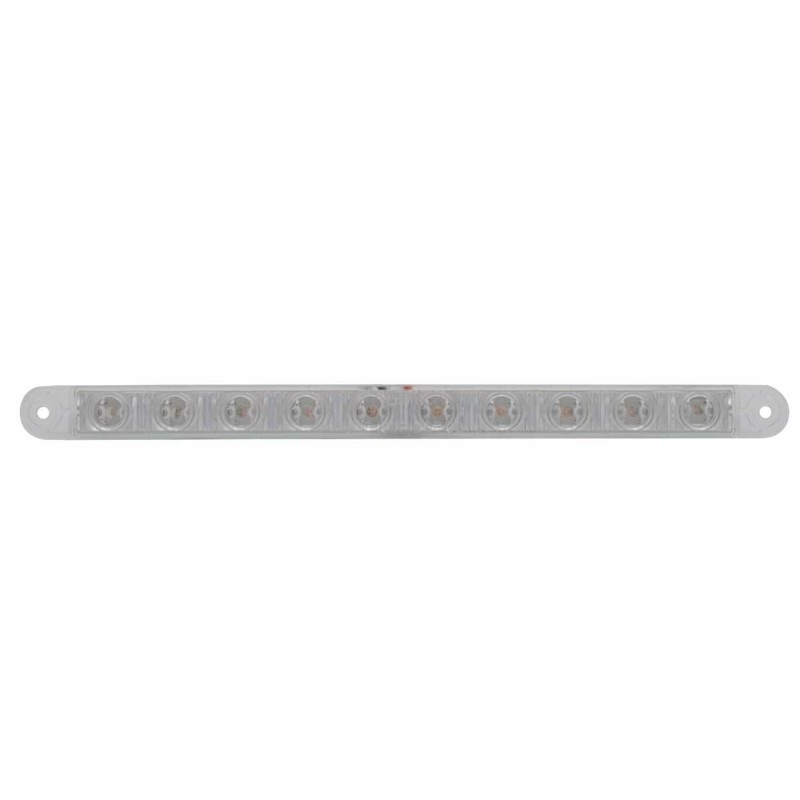 10 Led 9 Stop Turn & Tail Light Bar - Red Led/clear Lens Lighting Accessories