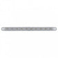 10 Red Led 9" Flush Mount S/T/T Light - Clear Lens (Bulk)