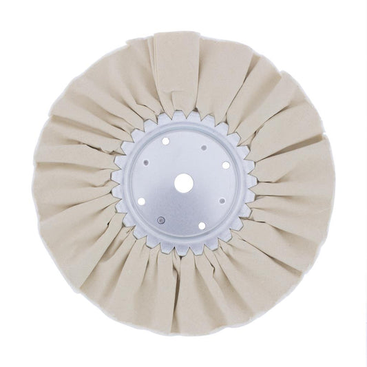 10" White Treated Airway Buff- 16 PLY 5/8" & 1