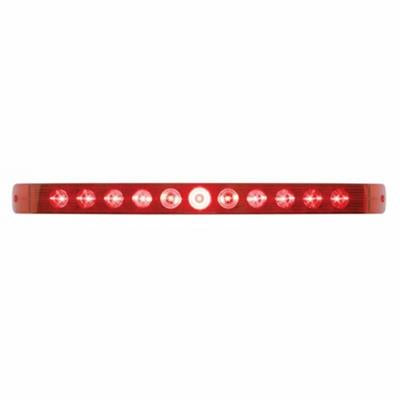 11 LED 17" Stop, Turn & Tail Light Bar - Red LED/Red Lens
