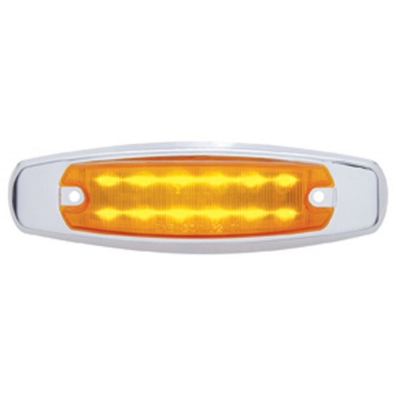 Led Rectangular Clearance Marker - Amber Led/amber Lens - Lighting & Accessories