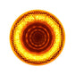 12 LED 2.5" Mirage Clearance/Marker Light - Amber LED/Amber Lens