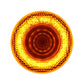 12 LED 2.5" Mirage Clearance/Marker Light - Amber LED/Amber Lens