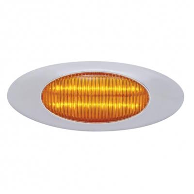 12 LED ""Phantom I"" Clearance Marker - Amber LED/Amber Lens M1