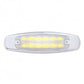 12 LED Rectangular Clearance Marker - Amber LED/Clear Lens