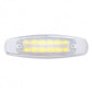 12 LED Rectangular Clearance Marker - Amber LED/Clear Lens