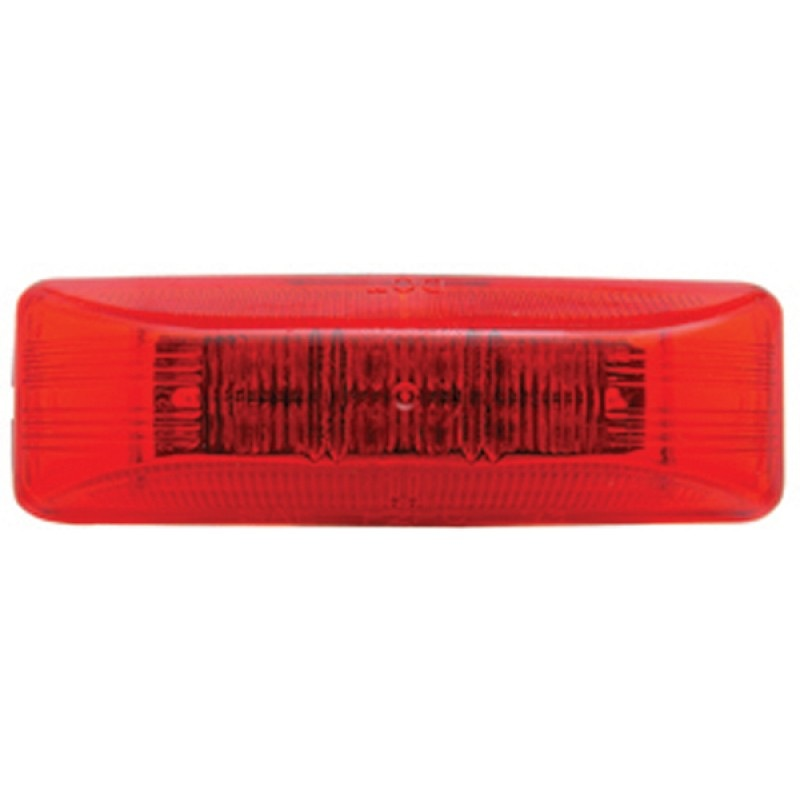 12 Led Rectangular Clearance/marker Light - Red Led/red Lens Lighting & Accessories