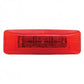 12 Red Led Rectangular Clearance/Marker Light - Red Lens