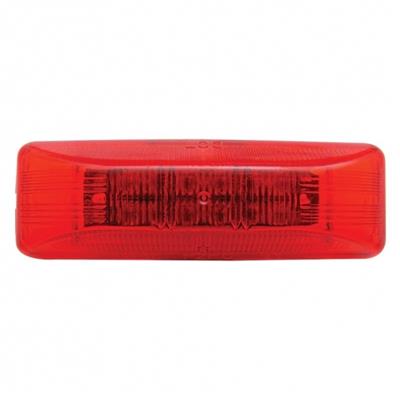 12 Red Led Rectangular Clearance/Marker Light - Red Lens