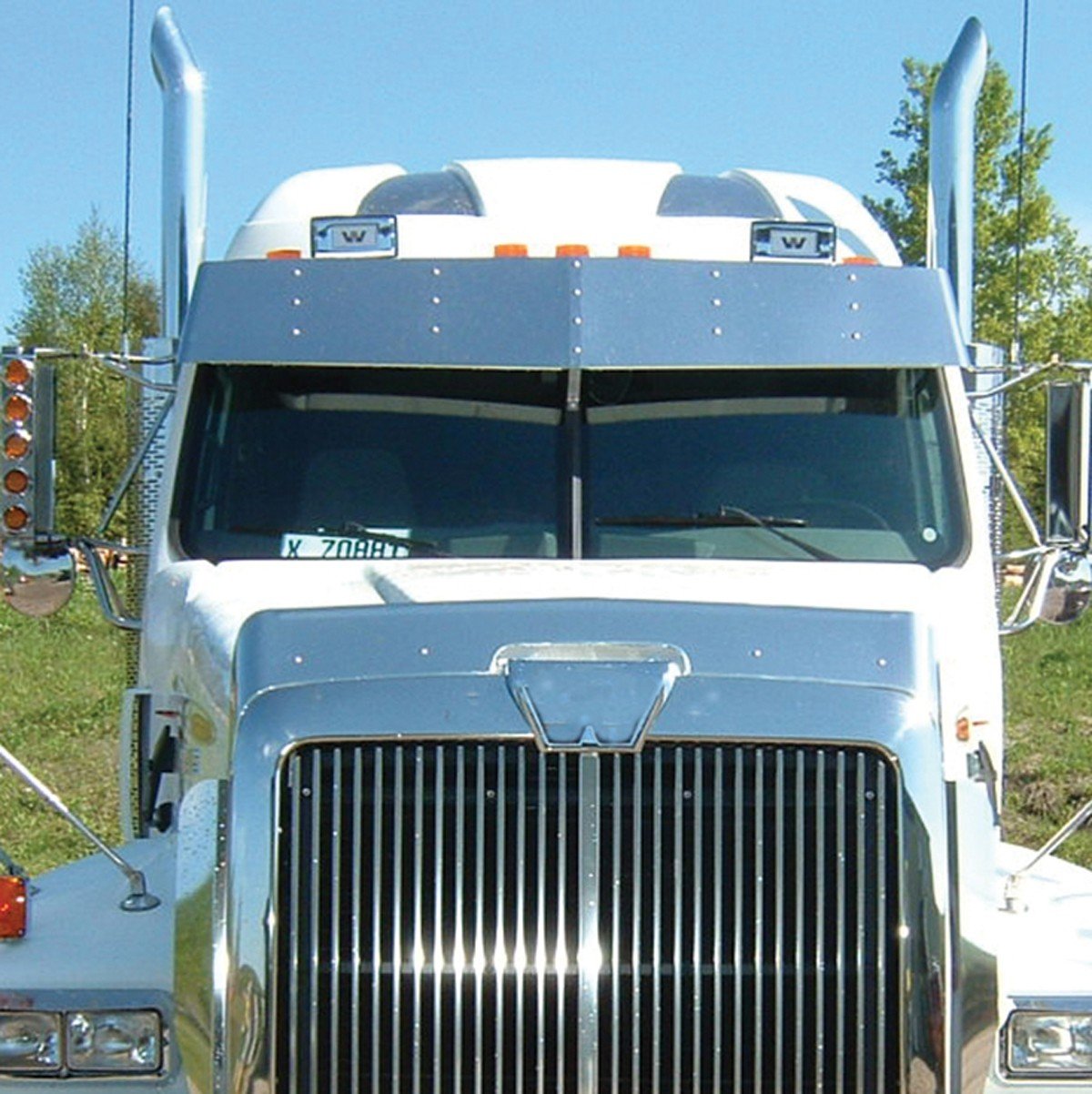 13.5" Western Star Constellation Visor