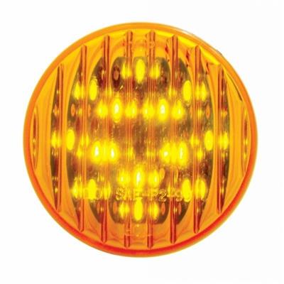 13 Amber Led 2 1/2" Flat Clearance/Marker Light - Amber Lens