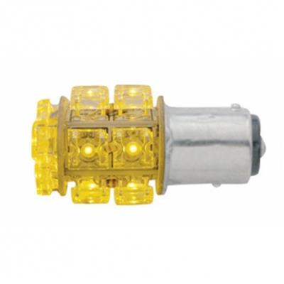 13 Amber Led 360 Degree 1157 Bulb - Offset Pin