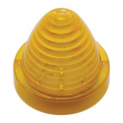 13 Amber Led Round Beehive/Truck-Light Cab Light - Amber Lens