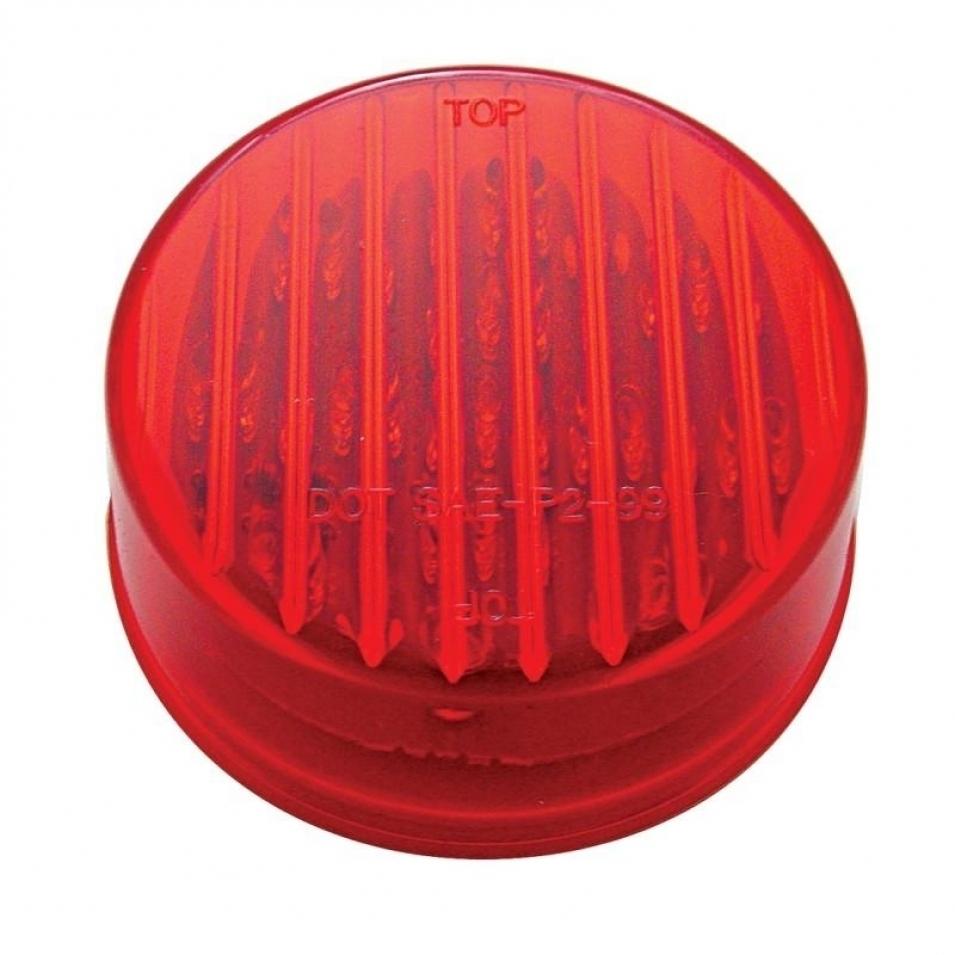 13 LED 2 1/2 Clearance/Marker Light - Red LED/Red Lens Lighting & Accessories