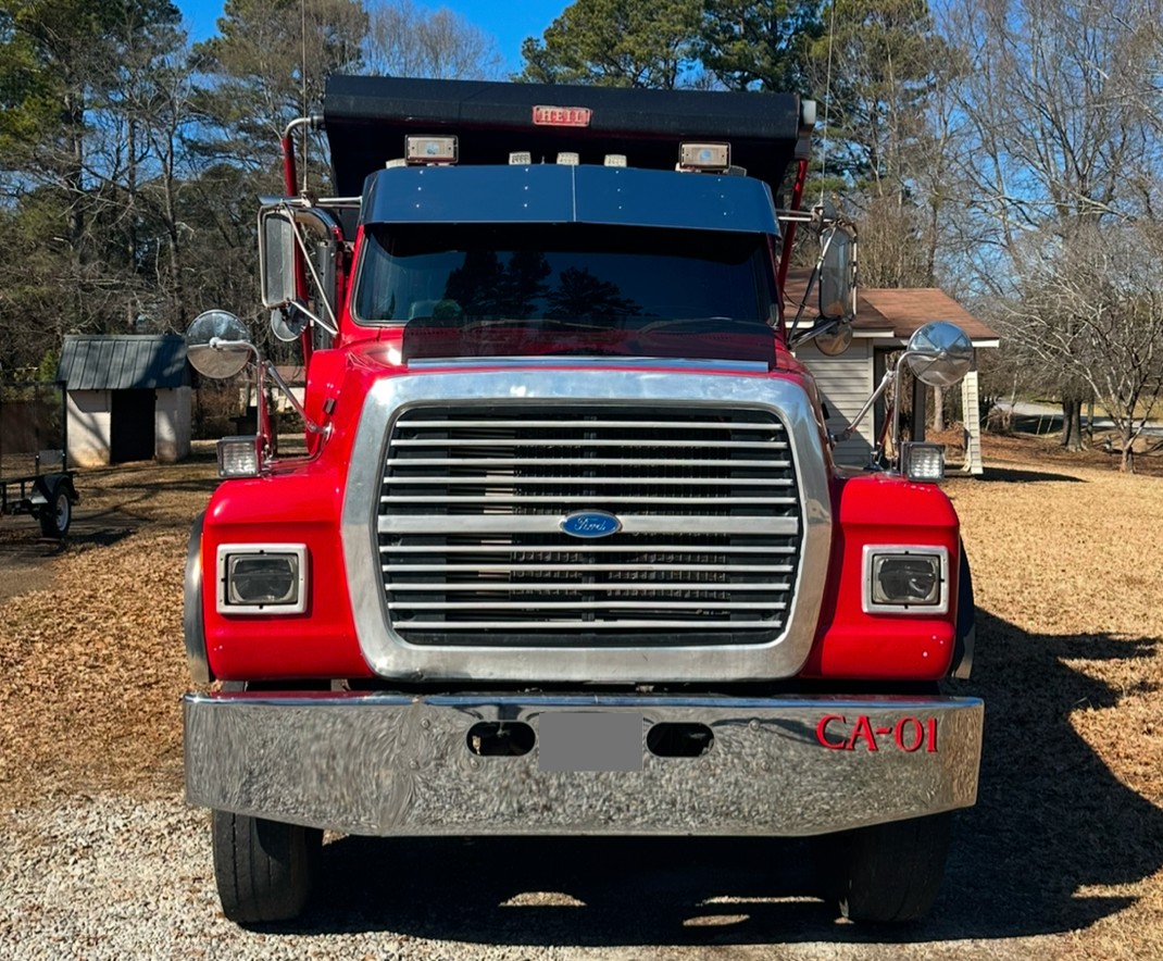 13" Visor Ford L8000,L9000 Stainless Steel