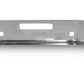 14" Chrome Bumper (Kenworth T800, T880 2004-2012 Tapered Ends to 10”) W/ Set Back Axle, Step, Tow & Fog Light Holes