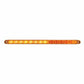 14 LED 12" Sequential Light Bar Only - Amber LED/Amber Lens