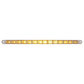 14 Amber Led 12 Flush Mount P/t/c Light - Clear Lens Lighting & Accessories