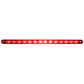 14 LED 12" Stop Turn & Tail Light Bar Only - Red LED/Red Lens.