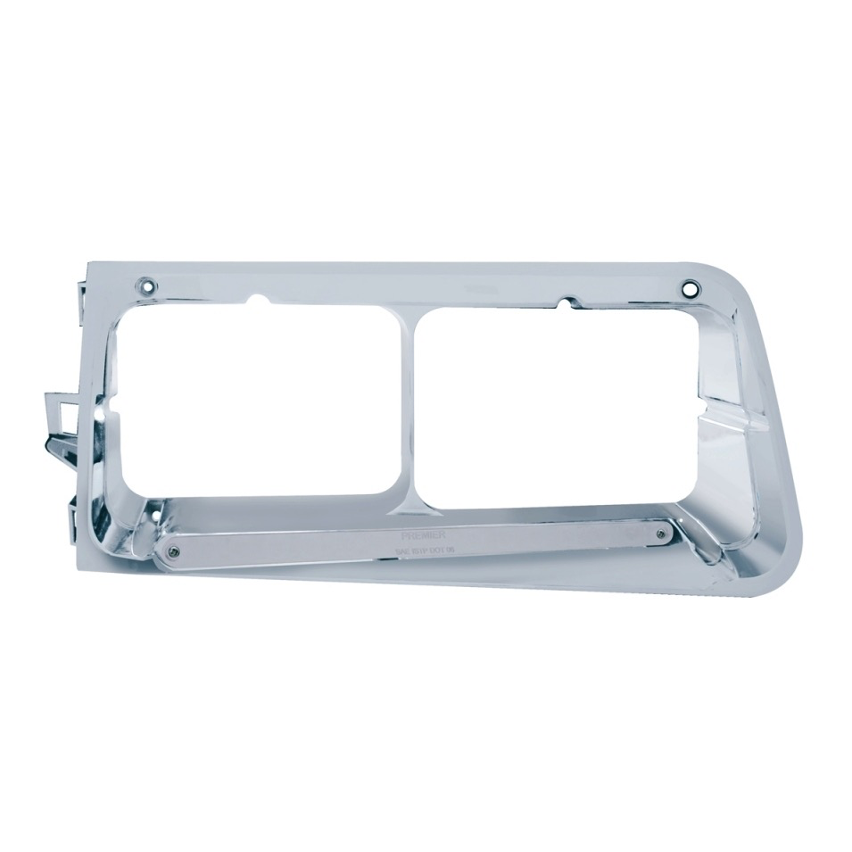 14 Led Freightliner Fld Headlight Bezel (Passenger) - Amber Led/chrome Lens Lighting & Accessories