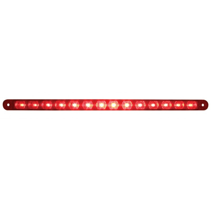 14 Red Led 12 Flush Mount S/t/t Light - Lens Lighting & Accessories