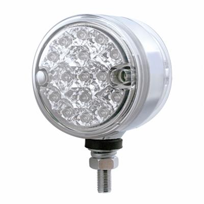 15 LED 3" Dual Function Reflector Double Face Light - Amber & Red