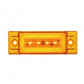 16 LED "GLO" Rectangular Clearance/Marker Light - Amber LED/Amber Lens