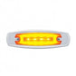 16 LED "GLO" Rectangular Clearance/Marker Light W/ Bezel - Amber