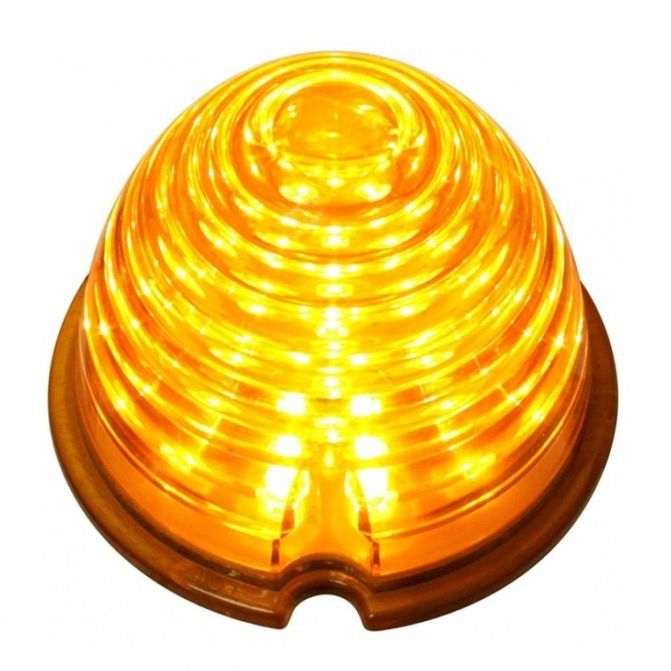 17 LED Beehive Cab Light - Amber LED/Amber Lens Lighting & Accessories