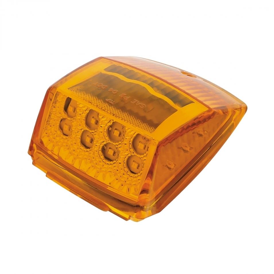 17 LED Reflector Square Cab Light - Amber LED/Amber Lens Lighting & Accessories