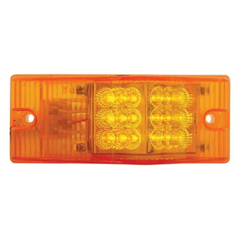 18 Led Freightliner Reflector Turn Signal Light - Amber Led/amber Lens Lighting & Accessories