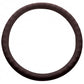 18" Leather Steering Wheel Cover - Dark Brown