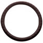 18" Leather Steering Wheel Cover - Dark Brown