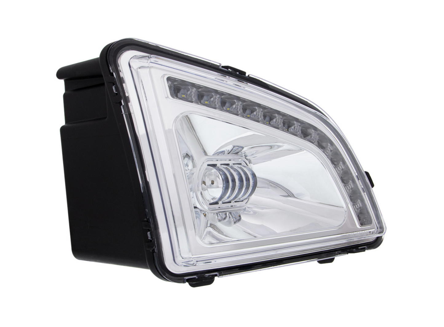 18 LED CHROME PROJECTOR FOG LIGHT WITH POSITION LIGHT FOR 2018-2024 VOLVO VNL - PASSENGER/RIGHT