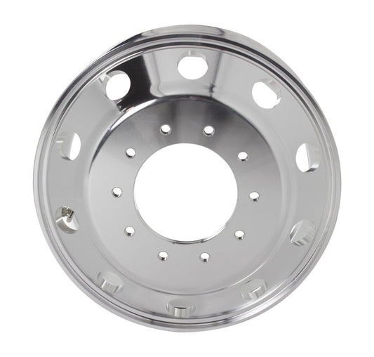 19.5 x 6 10 hole forged Aluminum both side polished truck wheels