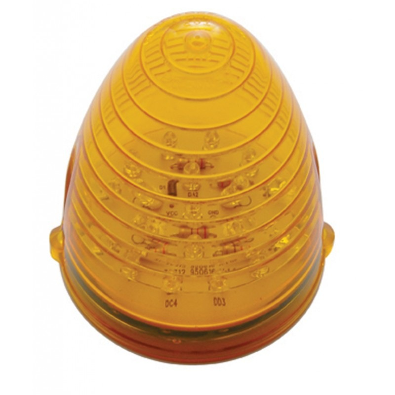 19 Led Beehive Grakon 1000 Cab Light - Amber Led/amber Lens Lighting & Accessories