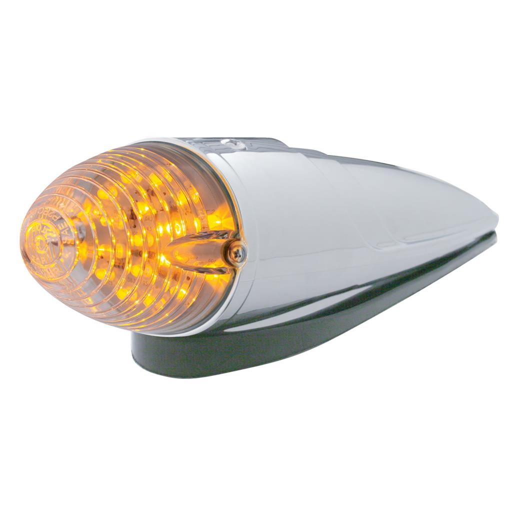 19 Amber Led Grakon 1000 Style Beehive Cab Light - Clear Lens