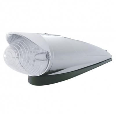 19 Amber Led Grakon 1000 Style Beehive Cab Light W/ Visor - Clear Lens