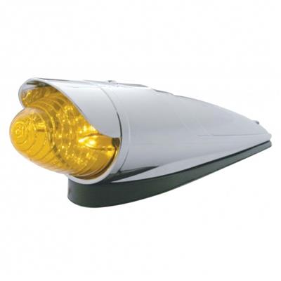 19 Amber Led Grakon 1000 Style Beehive Cab Light W/ Visor - Amber Lens