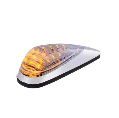 19 Amber LED Grakon 2000 Style Cab Light Kit - Clear Lens