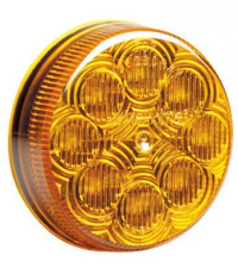 2 1/2” Round Amber / Amber Clearance Marker Light LED