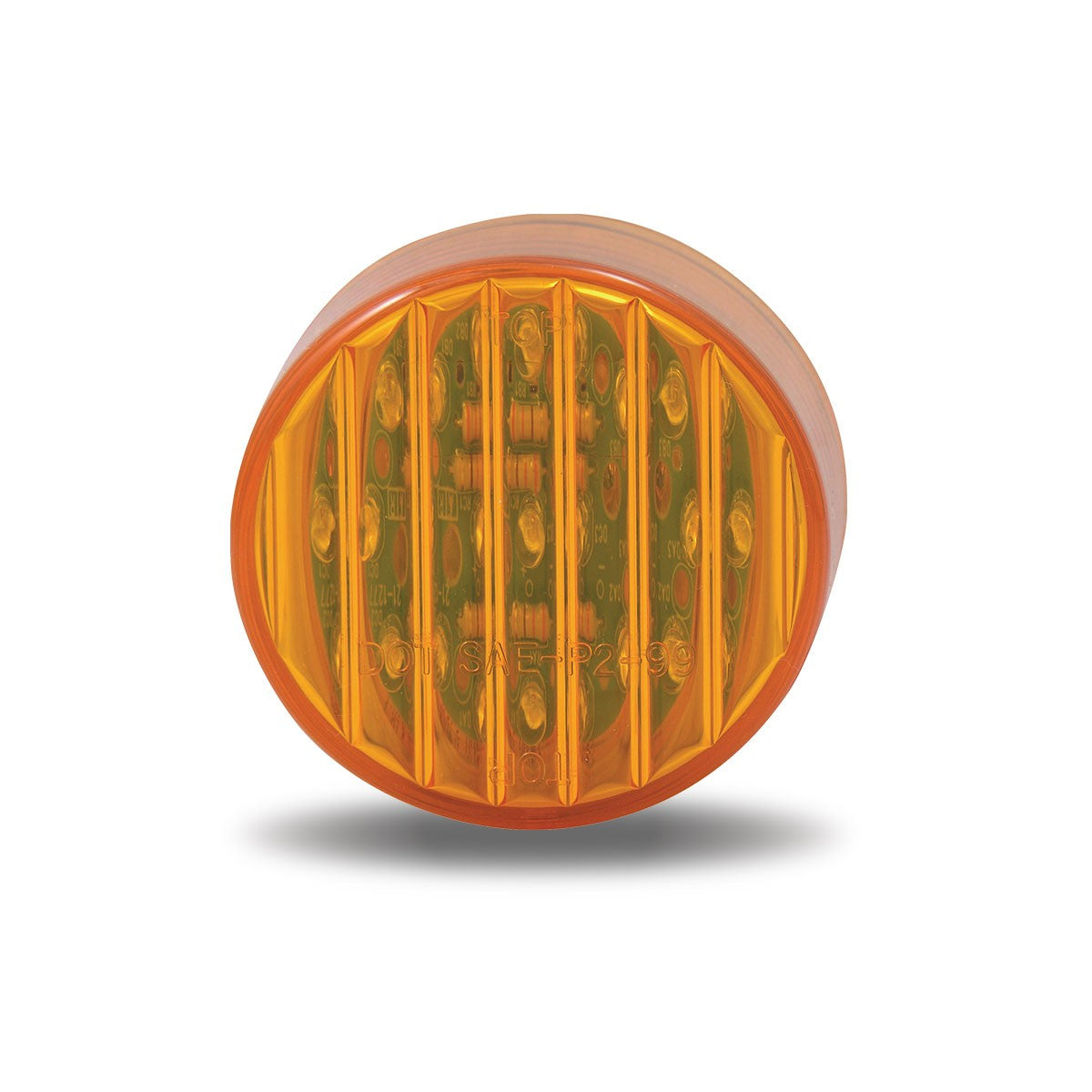 2 1/2" Round Amber LED (13 Diodes)