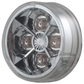 2.5 Round 4 Led Light (Red Leds / Clear Lens) Lighting & Accessories