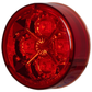 2.5 Round 4 Led Light (Red Leds / Red Lens) Lighting & Accessories