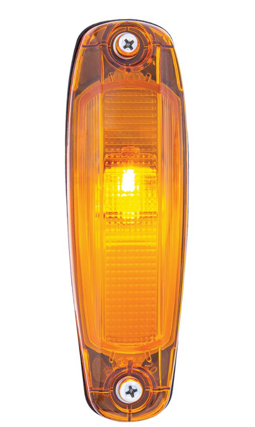 2 LED Cab Light For 2018-2022 Freightliner Cascadia - Amber LED/Amber