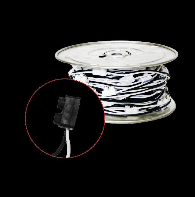 2 Prong Male Wire Harness with 8" Spacing (131 plugs)