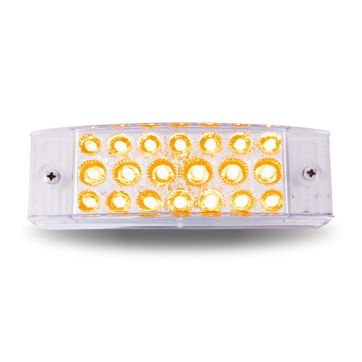 2" x 6" Clear Amber Marker LED Trailer Light